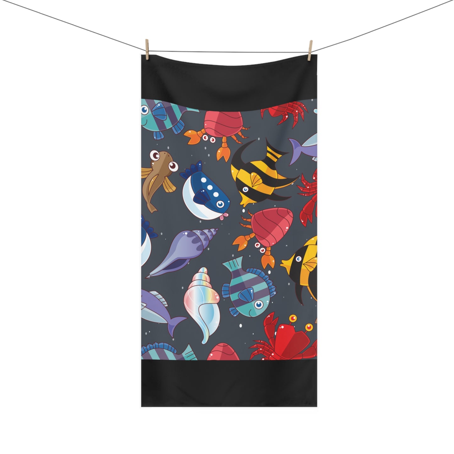 Bath Towel Ocean Animals