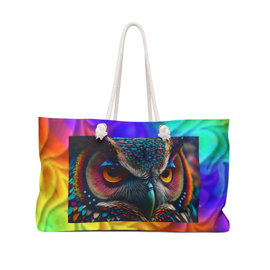 Sac de voyage 24"x14" Visage de hibou