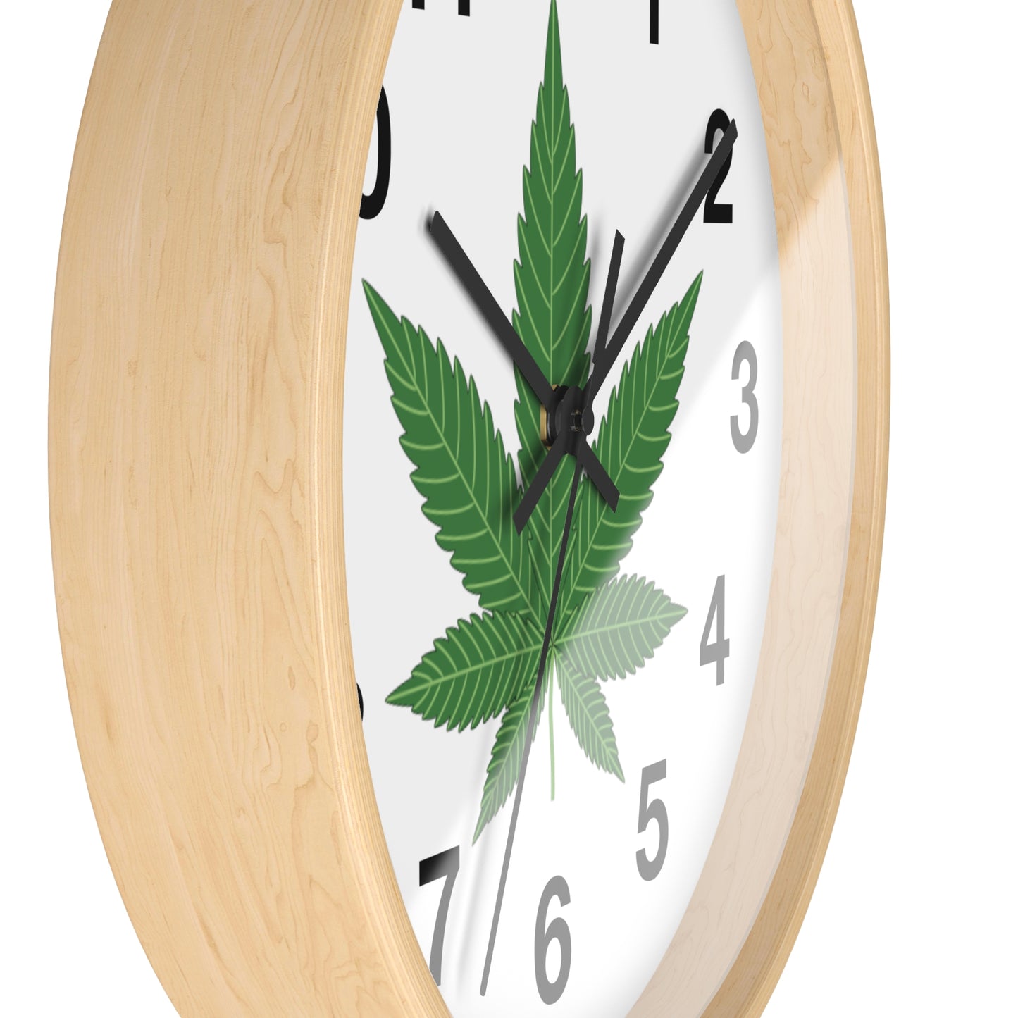 Horloge murale Feuille de marijuana