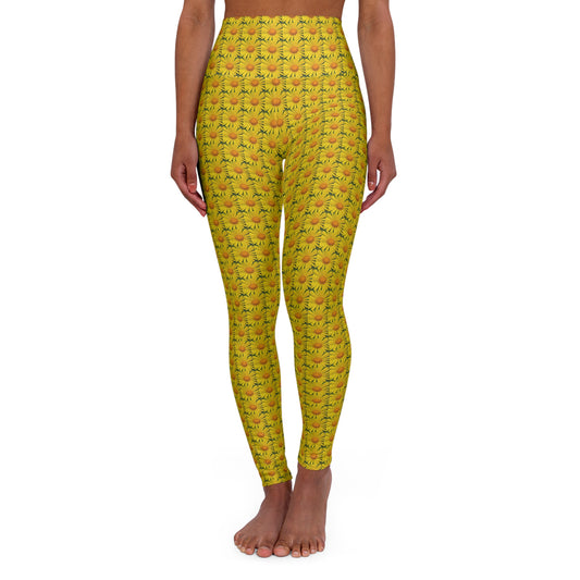 Spider Vibes High Waisted Yoga Leggings for Active Lifestyle