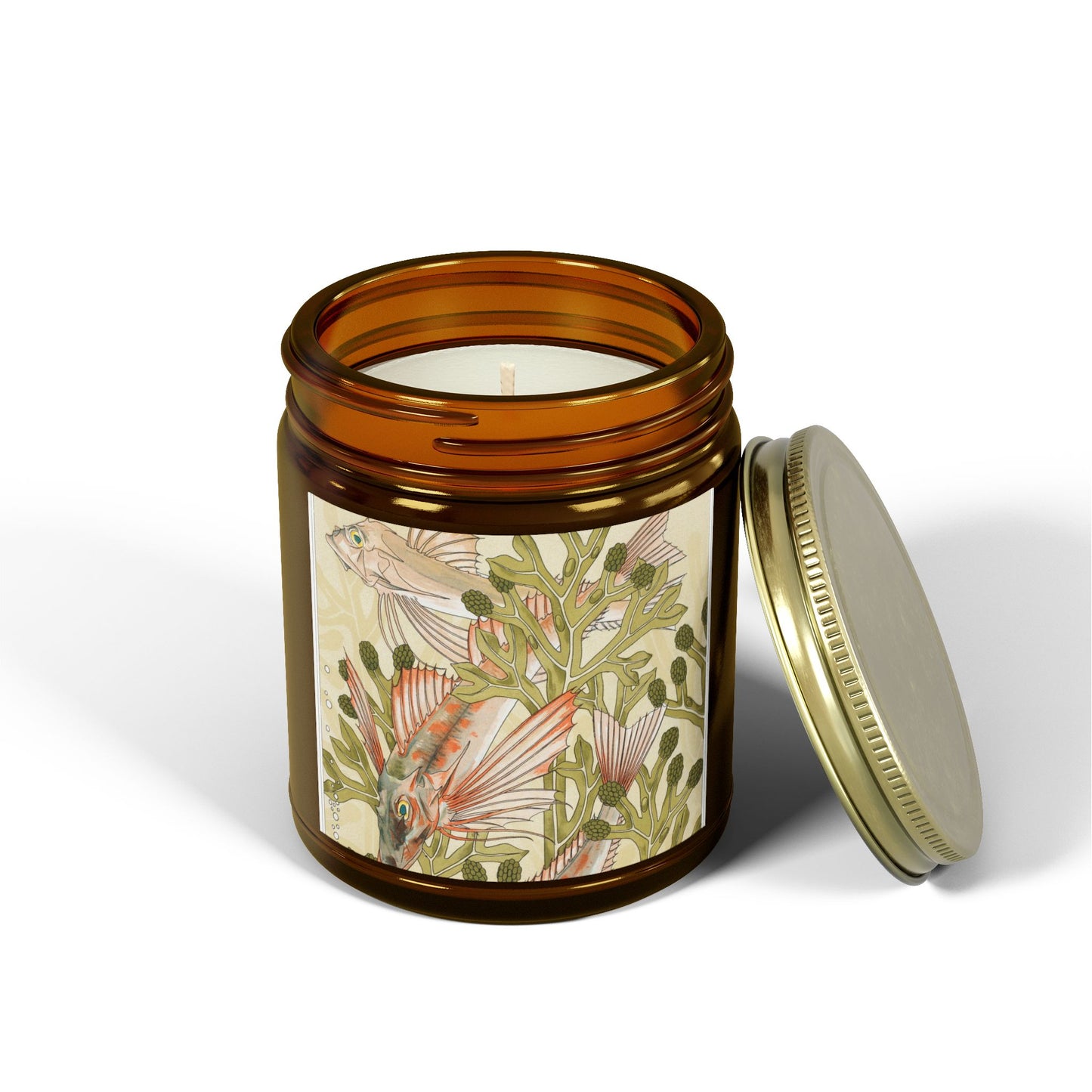 Velas perfumadas, cera de coco y albaricoque (4 oz, 9 oz)