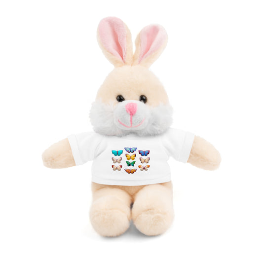 Teddy Bear with T-shirt Butterflies