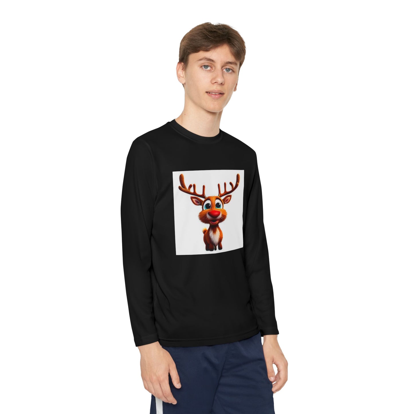 Youth Long Sleeve T-shirt Reindeer