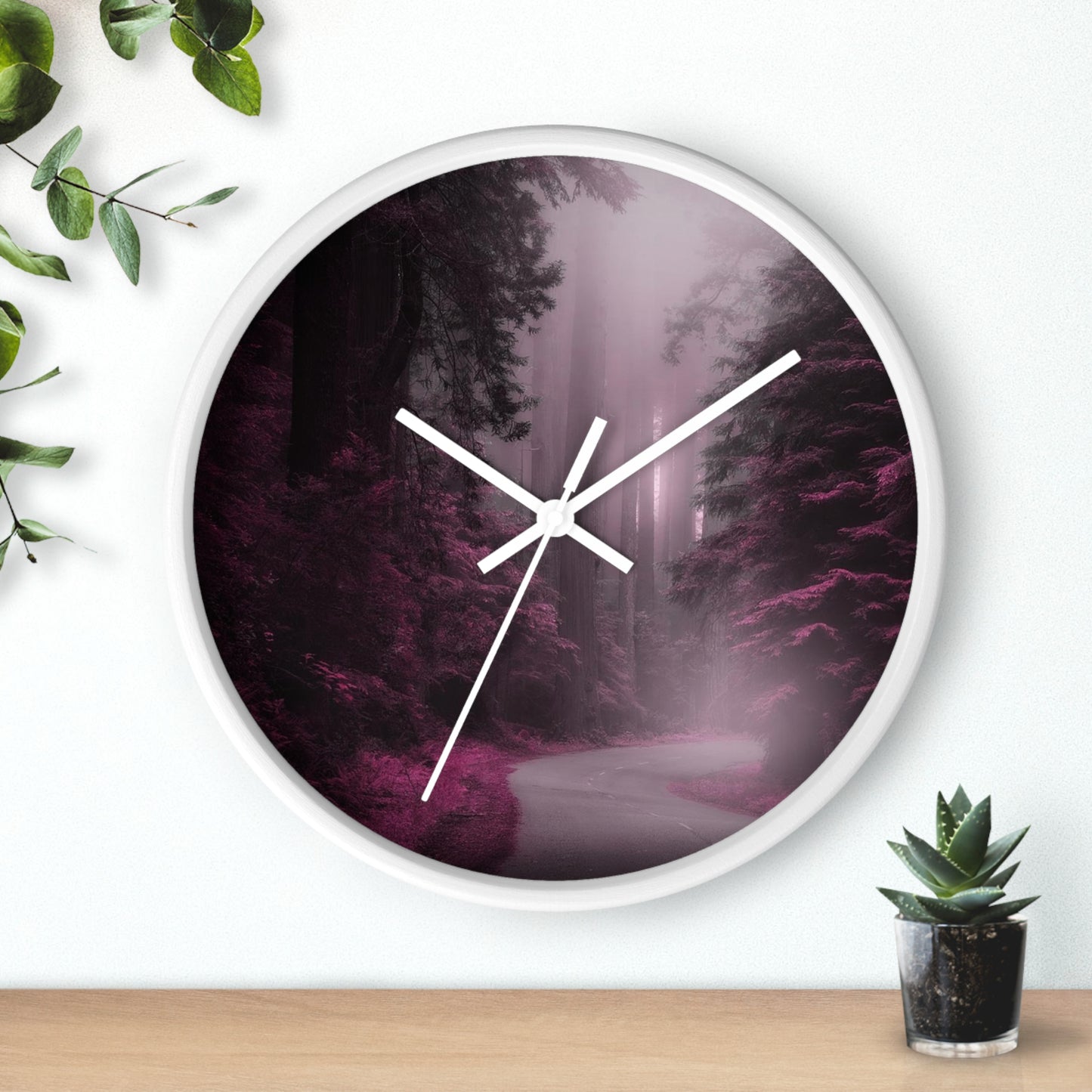 Horloge murale Purple Wilderness So Beautiful