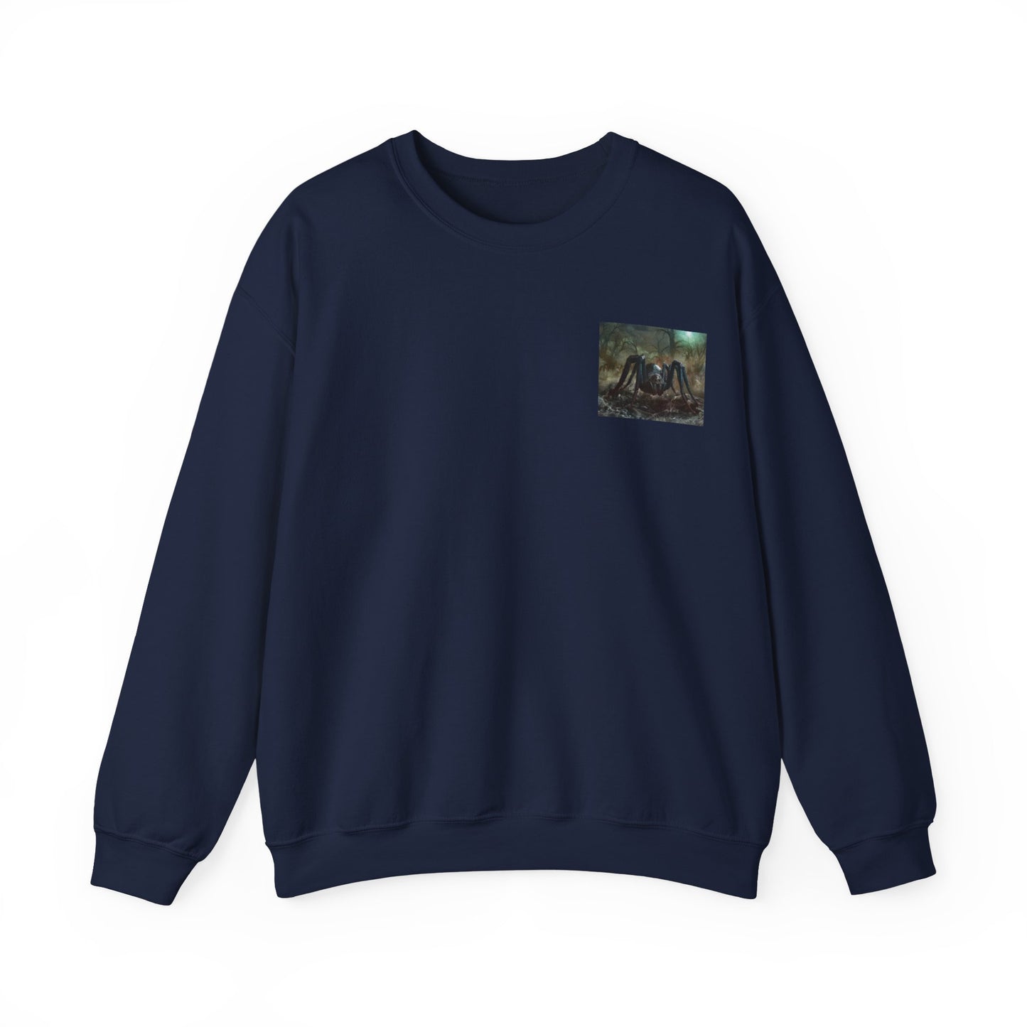 Pumpkin & Spider Unisex Heavy Blend Crewneck Sweatshirt Halloween