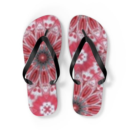 Tongs Fleurs Roses