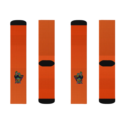 Vibrant Sublimation Socks with Colorful Design - Perfect for Everyday Wear