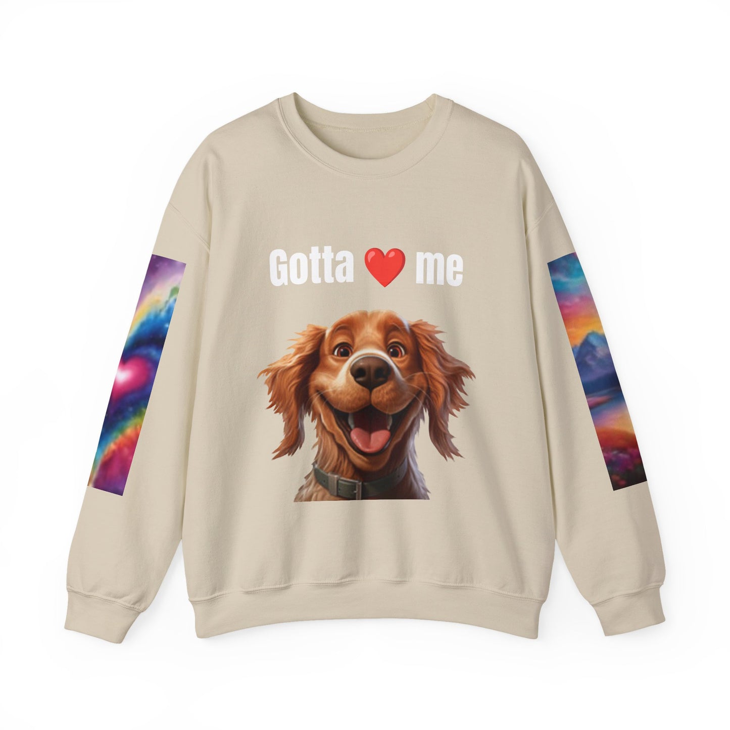 Dog Lover Cat Spider Crewneck Sweatshirt, Gotta Love Me Sweatshirt, Funny Pet Gift, Cozy Dog Sweatshirt, Unisex Animal Lover Apparel