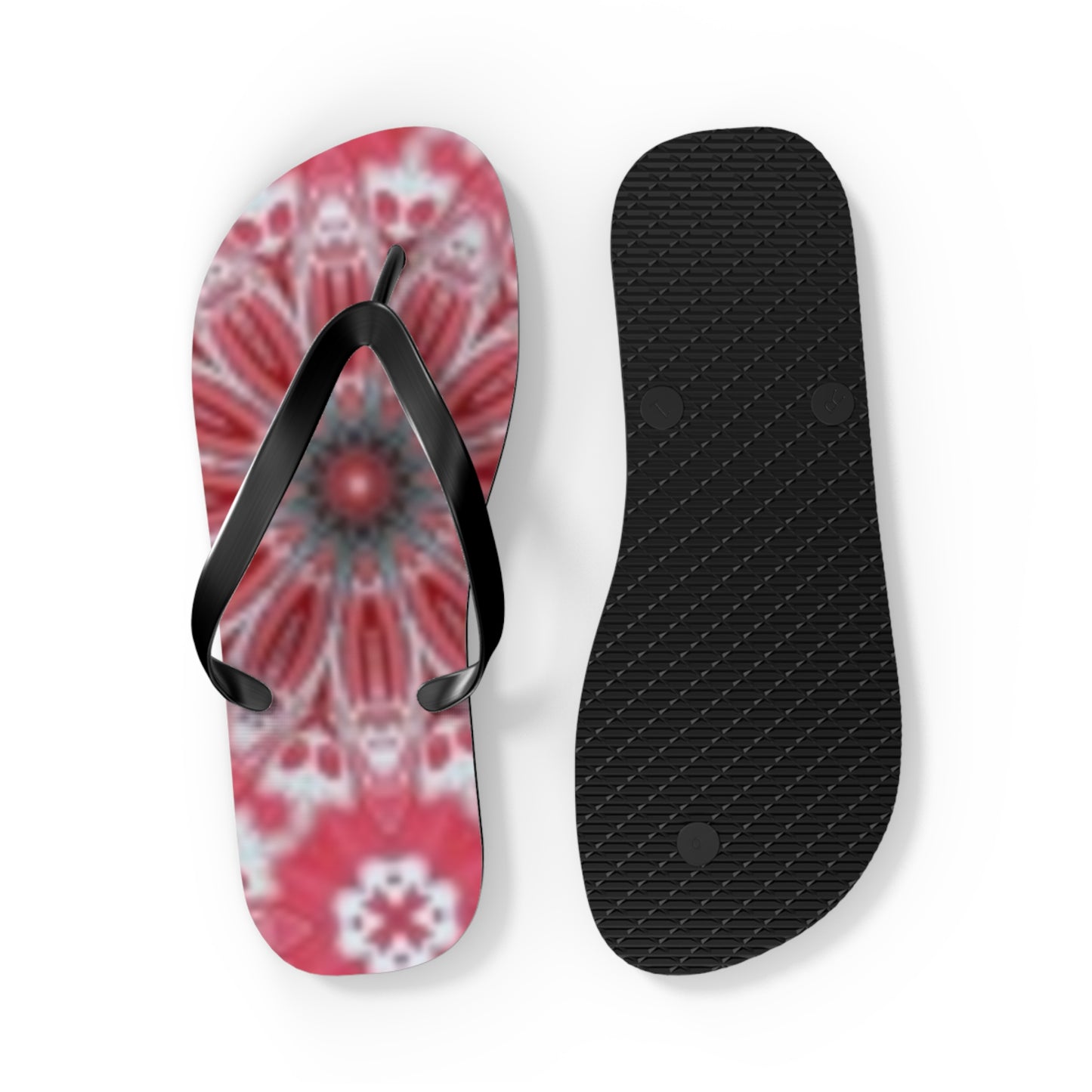 Tongs Fleurs Roses