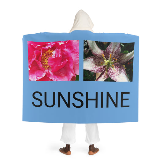 Hooded Sherpa Fleece Blanket