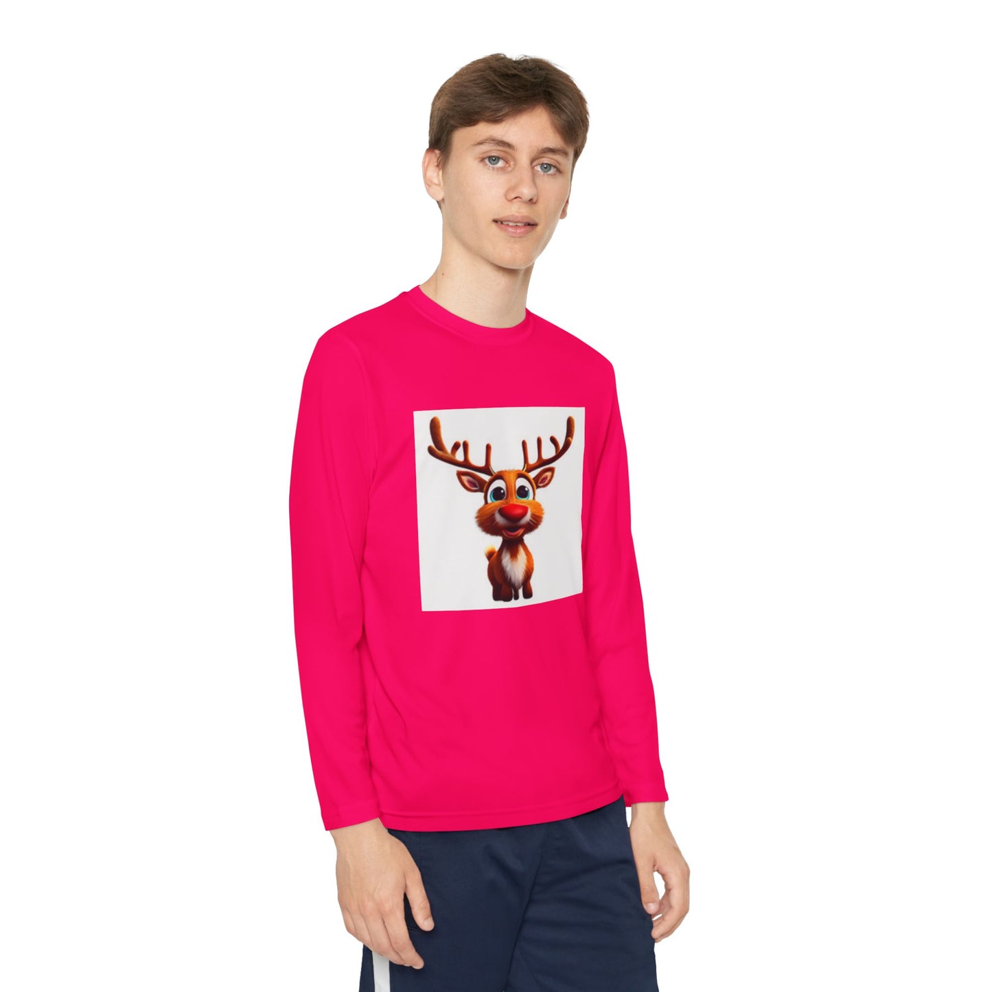 Youth Long Sleeve T-shirt Reindeer