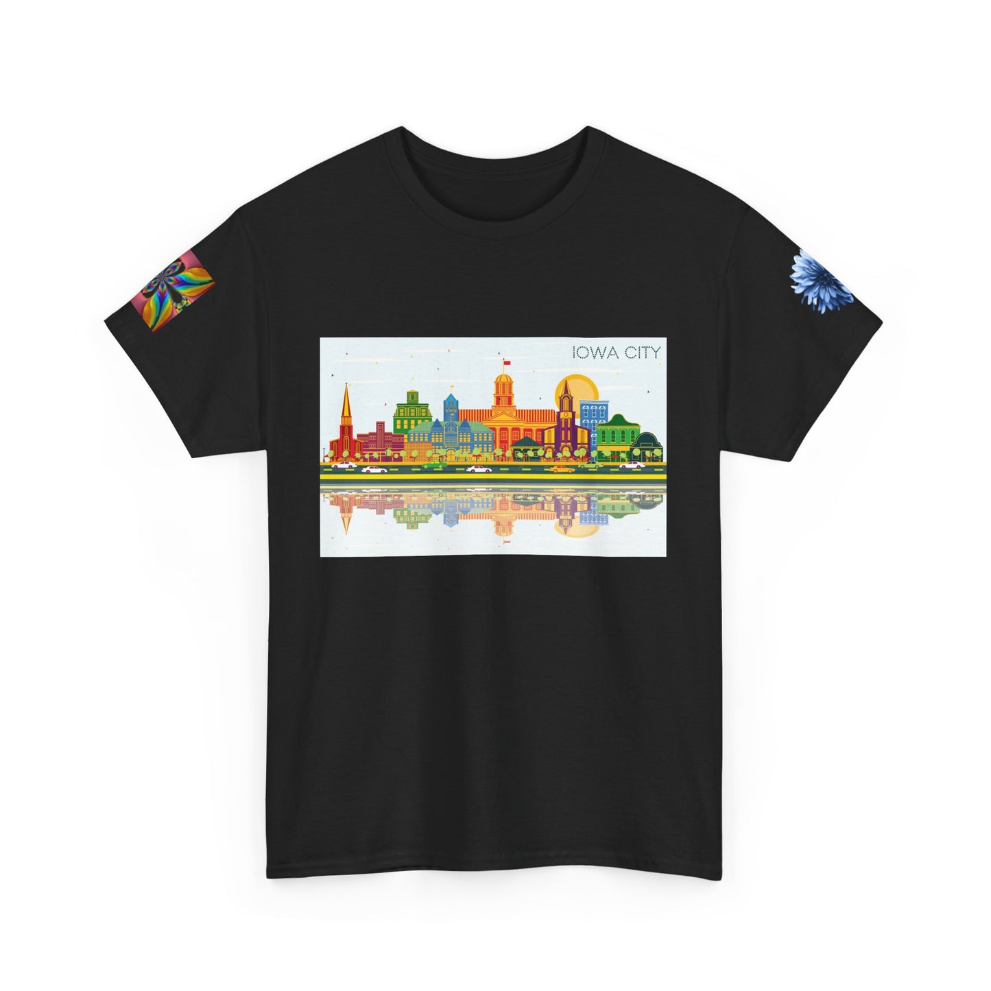 Iowa City Sunflower T-shirt - Vibrant Art for Nature Lovers