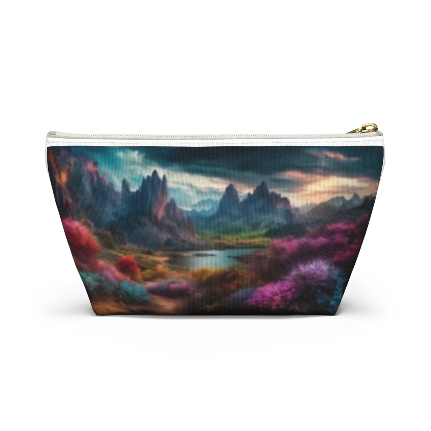 Bolsa de accesorios Scenic Colorado: bolsa de viaje con base en T y diseño de las Montañas Rocosas 