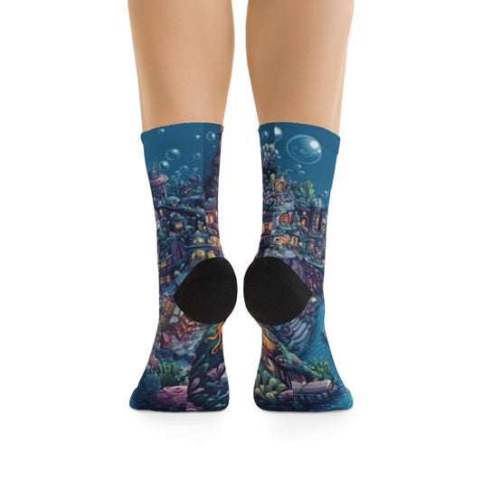 Chaussettes en poly recyclé 