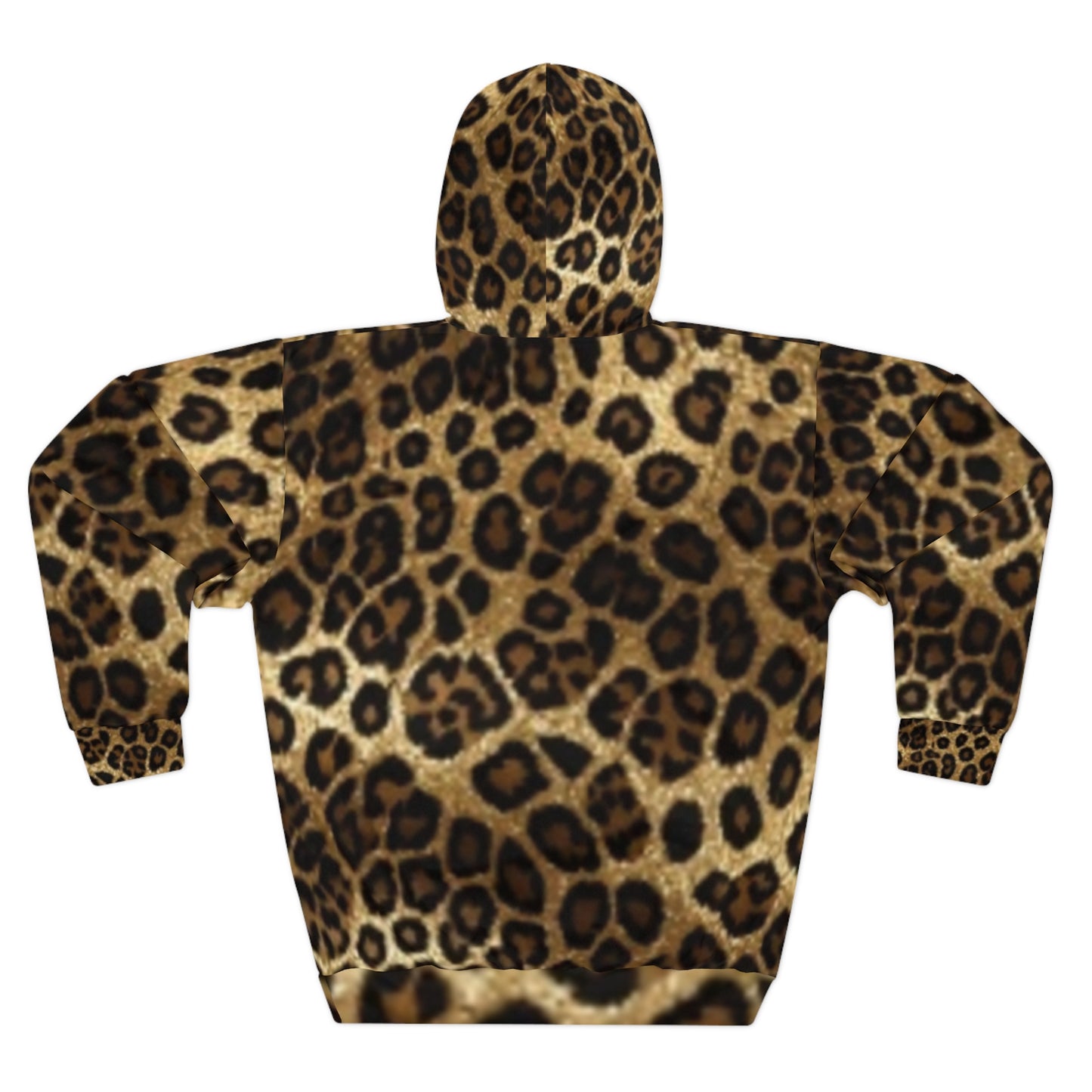 Stylish Leopard Print Unisex Pullover Hoodie - Cozy Fashion for Everyday Wear