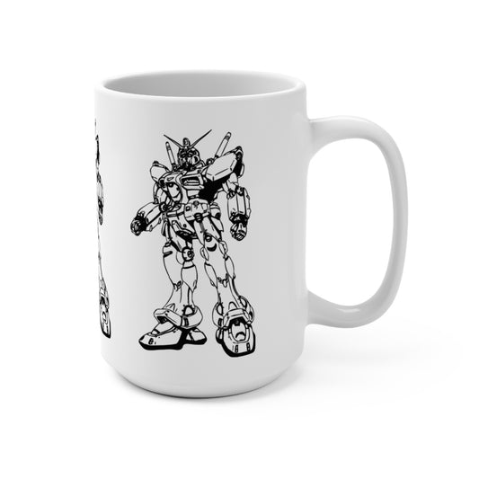Robot Design 15oz Mug - Perfect Gift for Tech Enthusiasts
