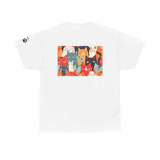 Colorful Cats T-shirt Cat Lovers T-shirt