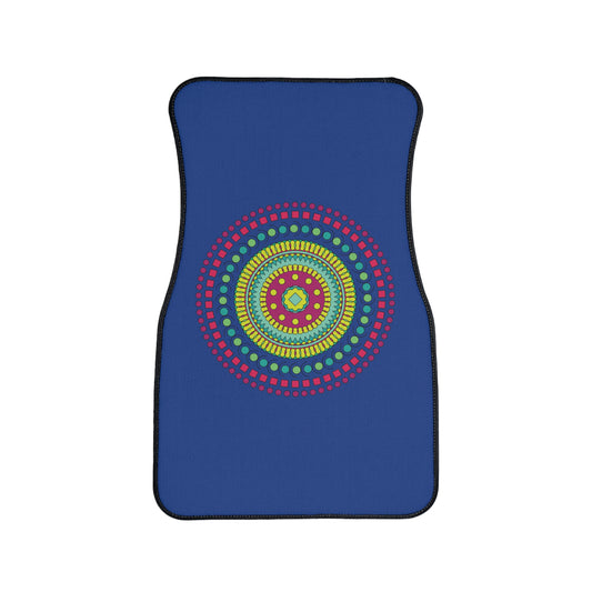 Car Floor Mats, 1pc Mandala Design