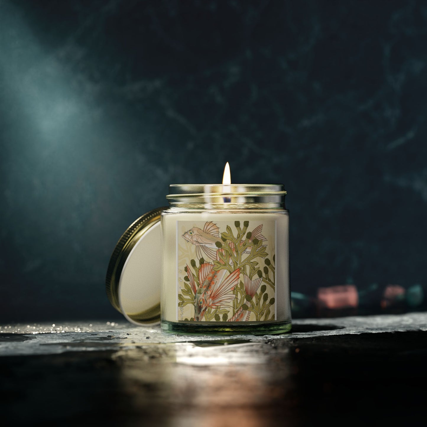 Velas perfumadas, cera de coco y albaricoque (4 oz, 9 oz)