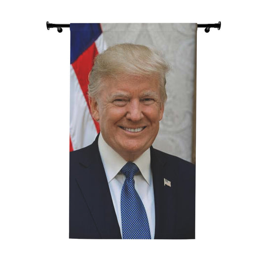 Rideaux de fenêtre 50"x 84" (1 pièce) Président Donald J Trump