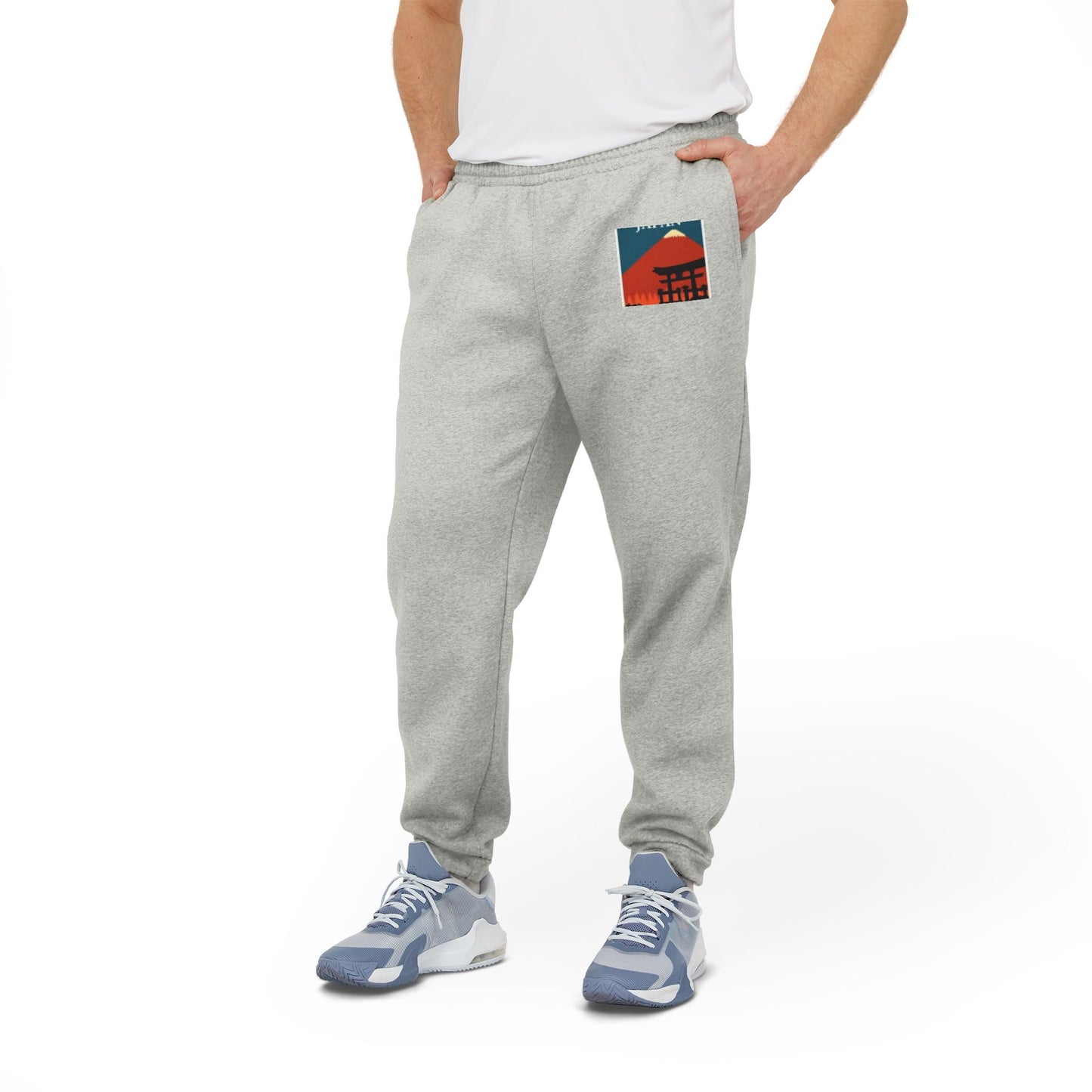 Cozy adidas  Fleece Joggers with Vintage Mountain Design