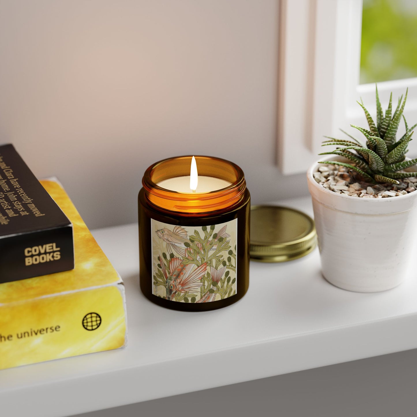 Velas perfumadas, cera de coco y albaricoque (4 oz, 9 oz)