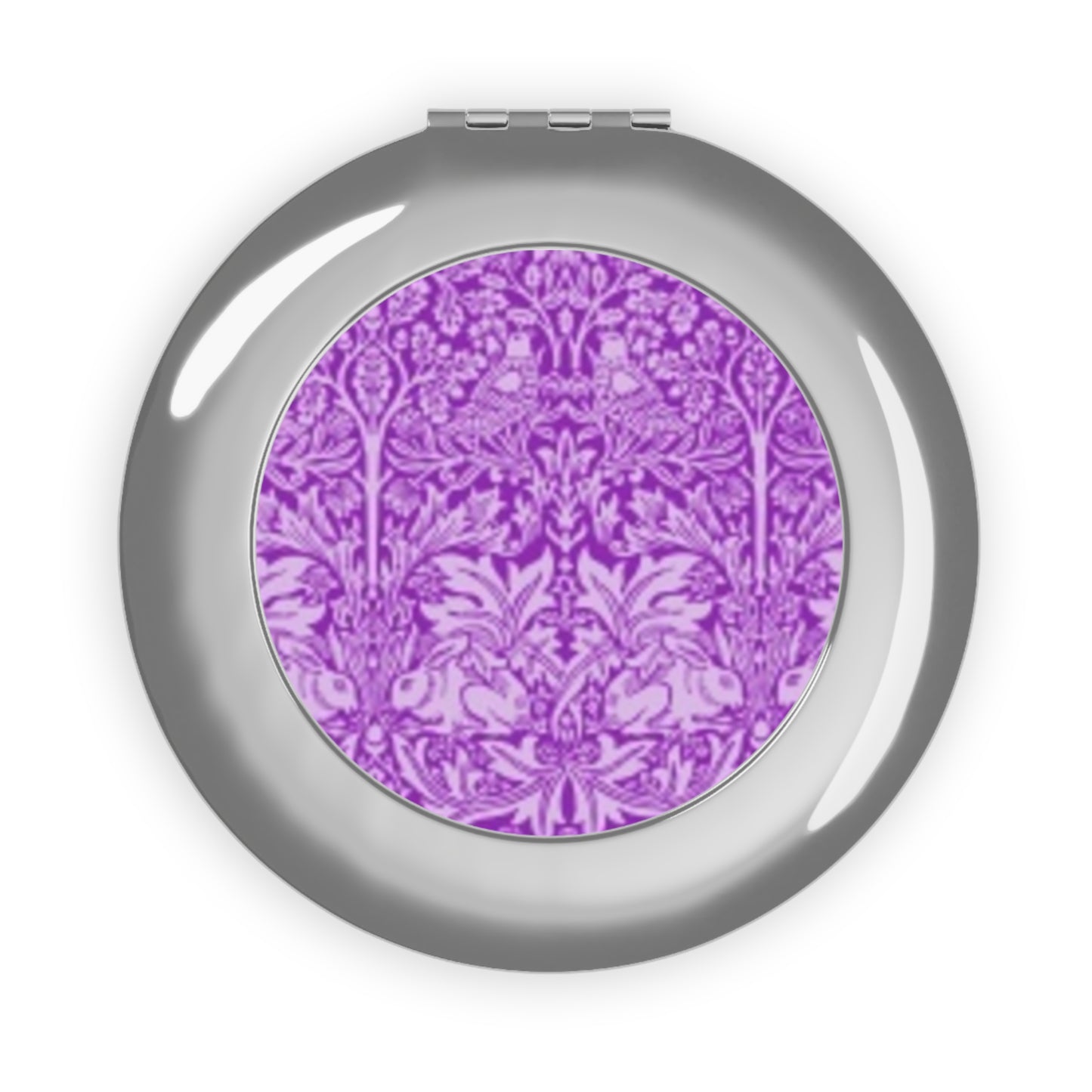 Compact Travel Mirror Purple