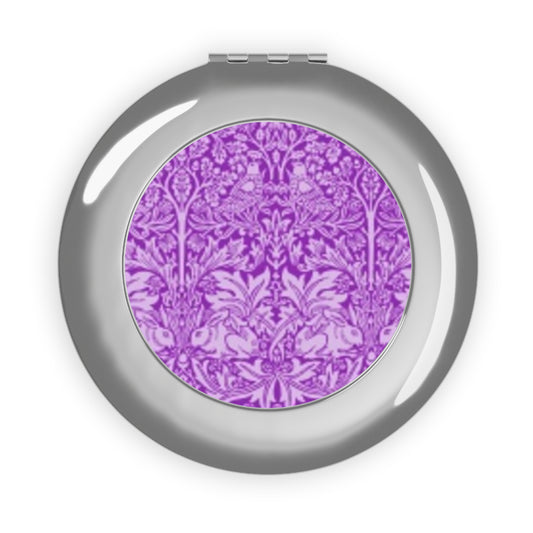 Compact Travel Mirror Purple