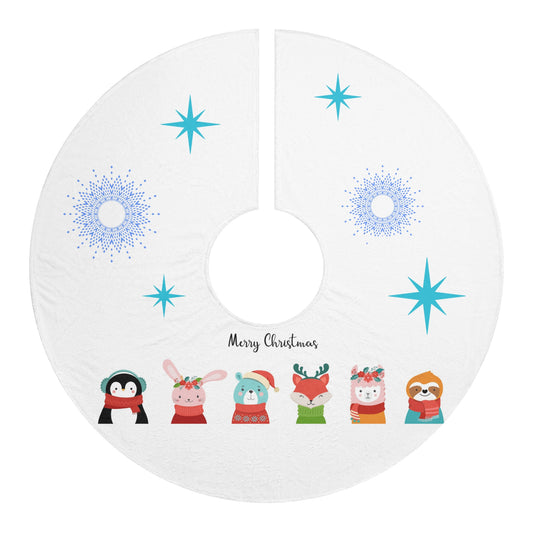 Jupes de sapin de Noël Animal Buddies