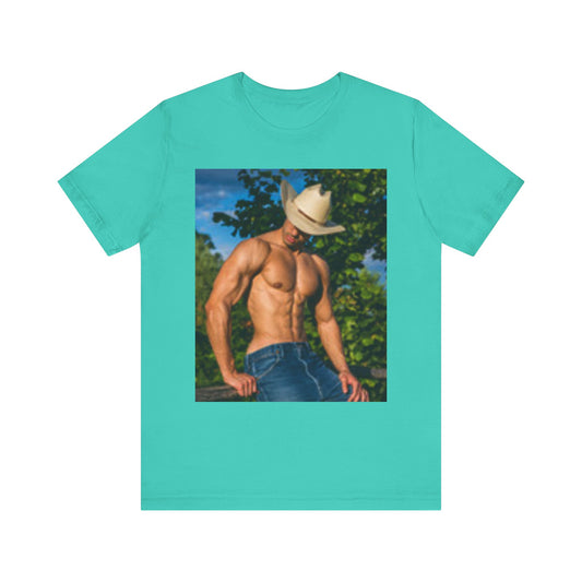 Handsome Cowboy with Muscles Women's T-shirt LOVE LOVE LOVE!