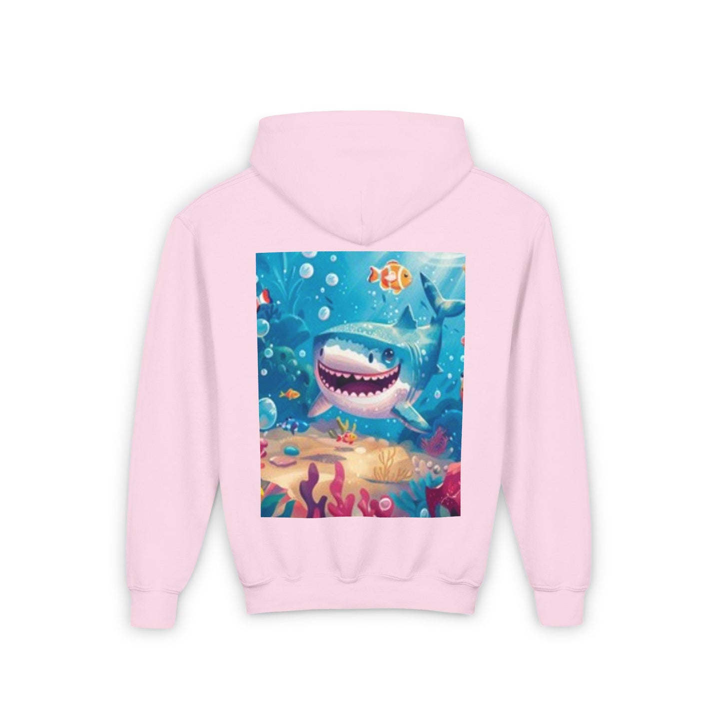 Shark Adventure Youth Hoodie - Cozy Blend for Fun Ocean Lovers
