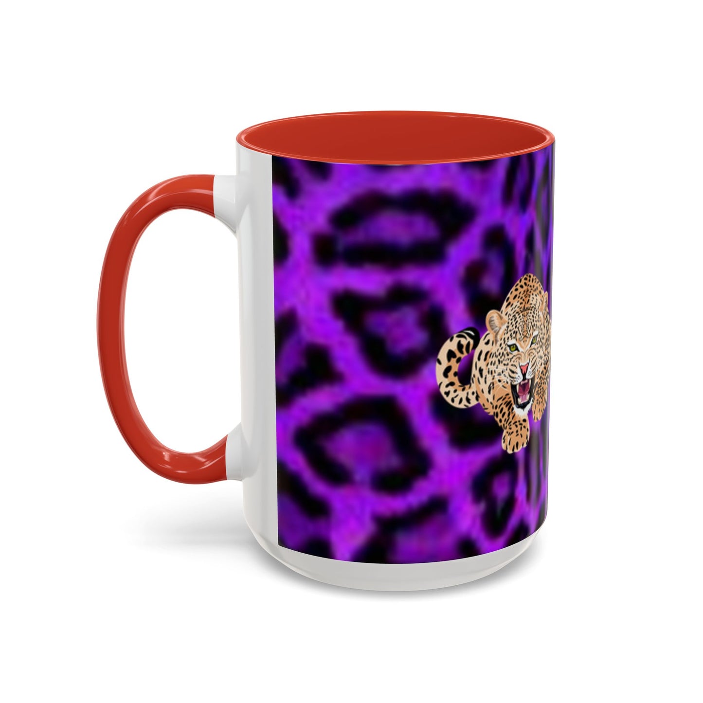 Fierce Leopard Accent Coffee Mug - 11oz & 15oz