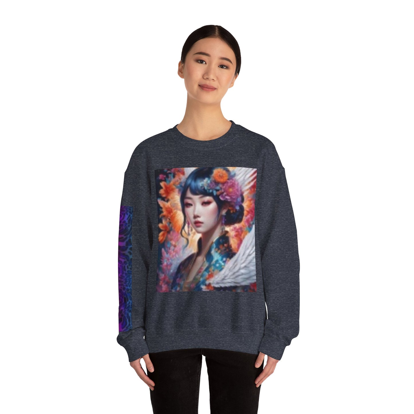 Artistic Unisex Crewneck Sweatshirt - Floral and Nature Designs