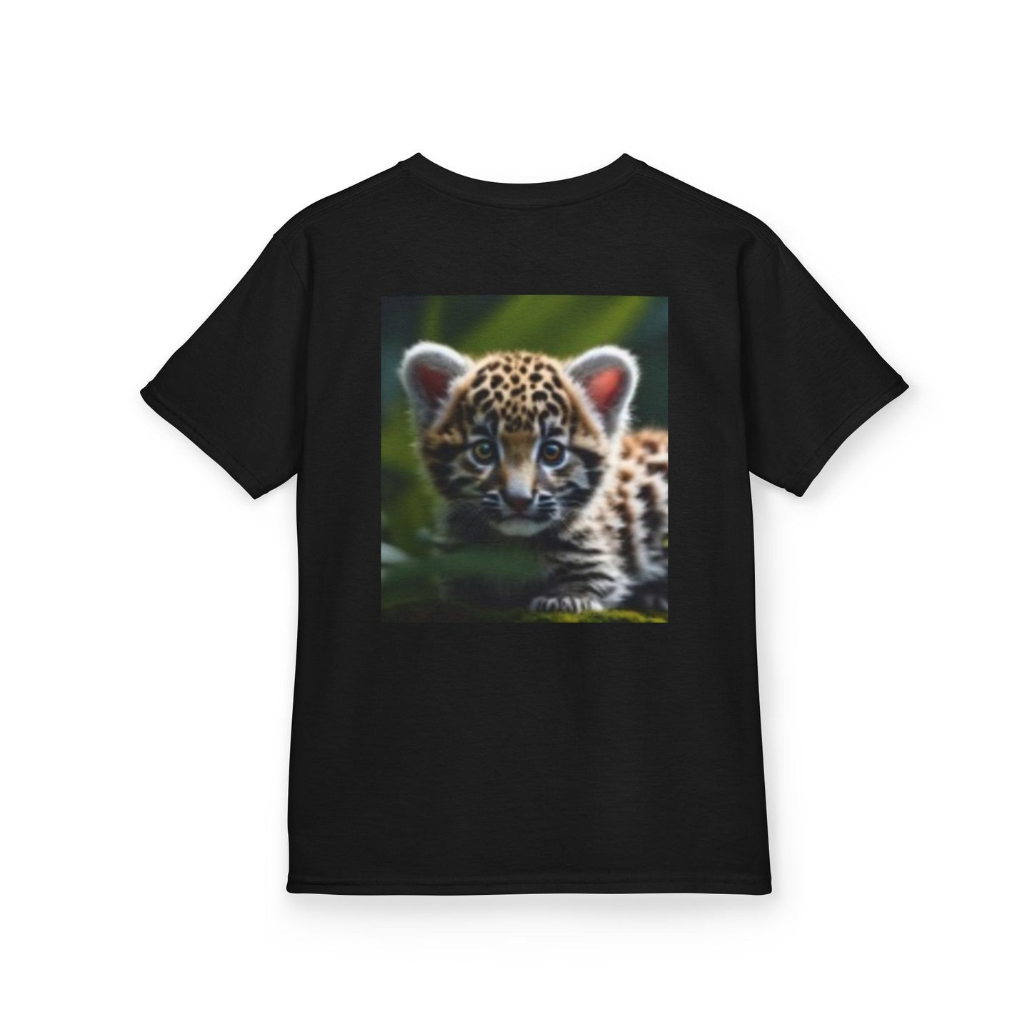 Cute Jungle Leopard Kids Tee - Adorable Animal Art for Every Young Explorer