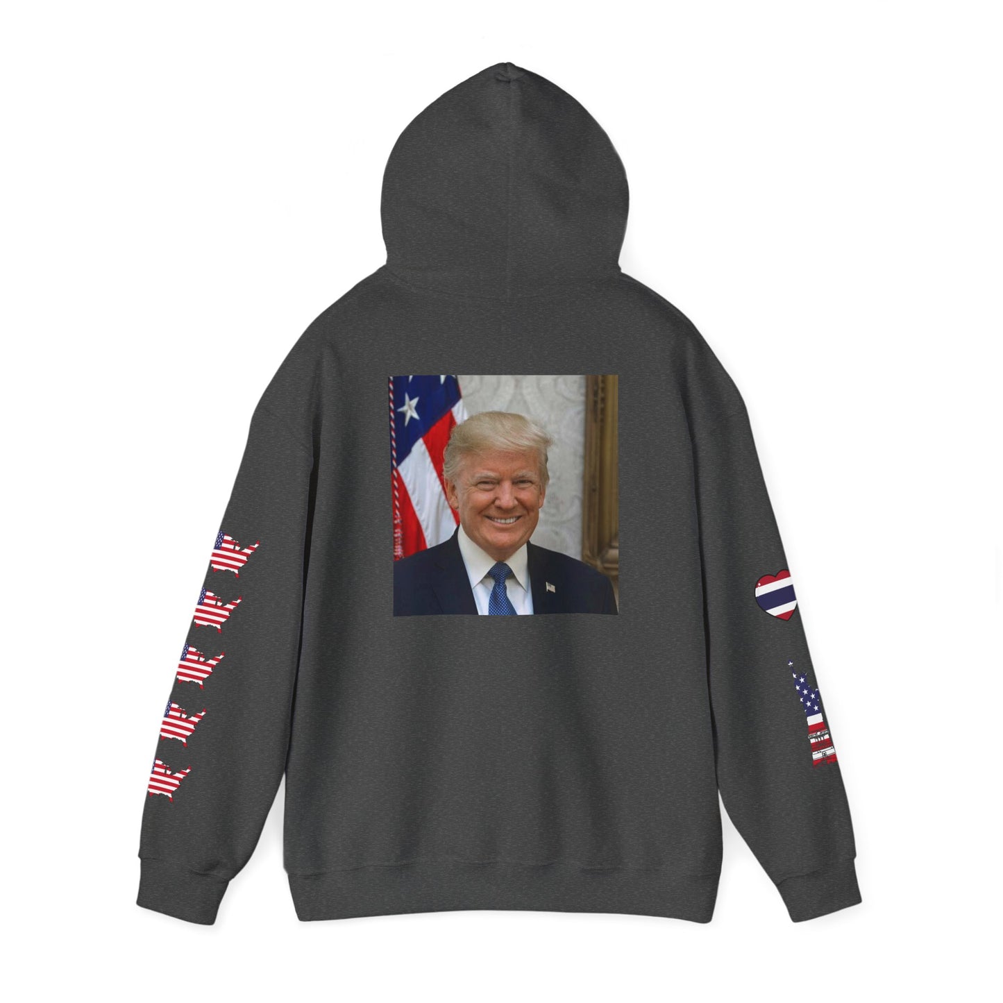 Hooded Sweatshirt President Donald John Trump