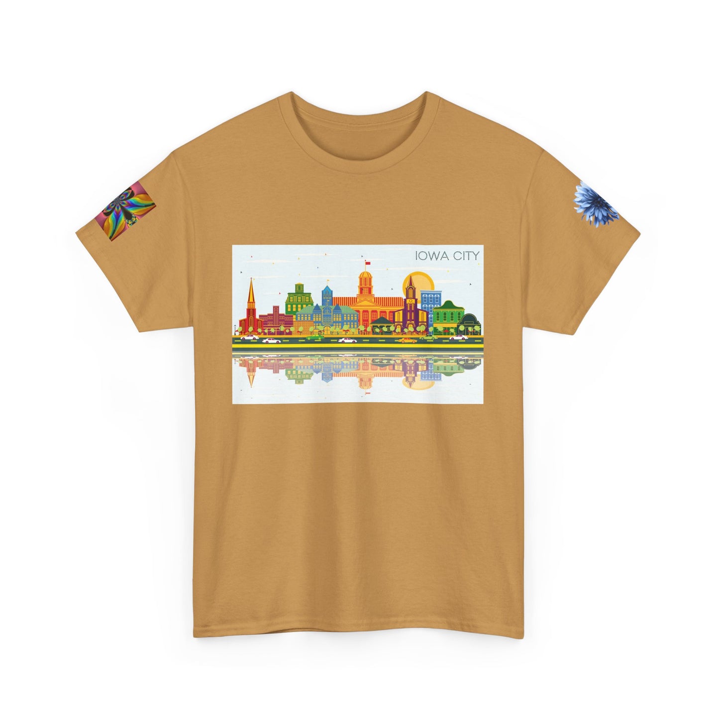 Iowa City Sunflower T-shirt - Vibrant Art for Nature Lovers