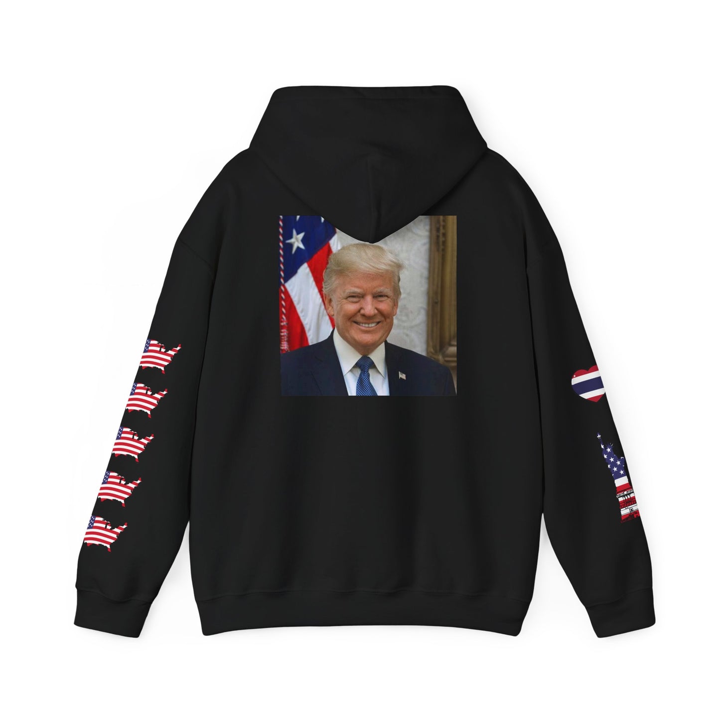 Hooded Sweatshirt President Donald John Trump