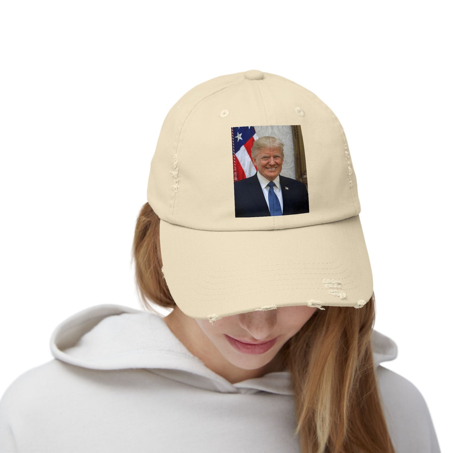 Casquette en détresse du président J Trump