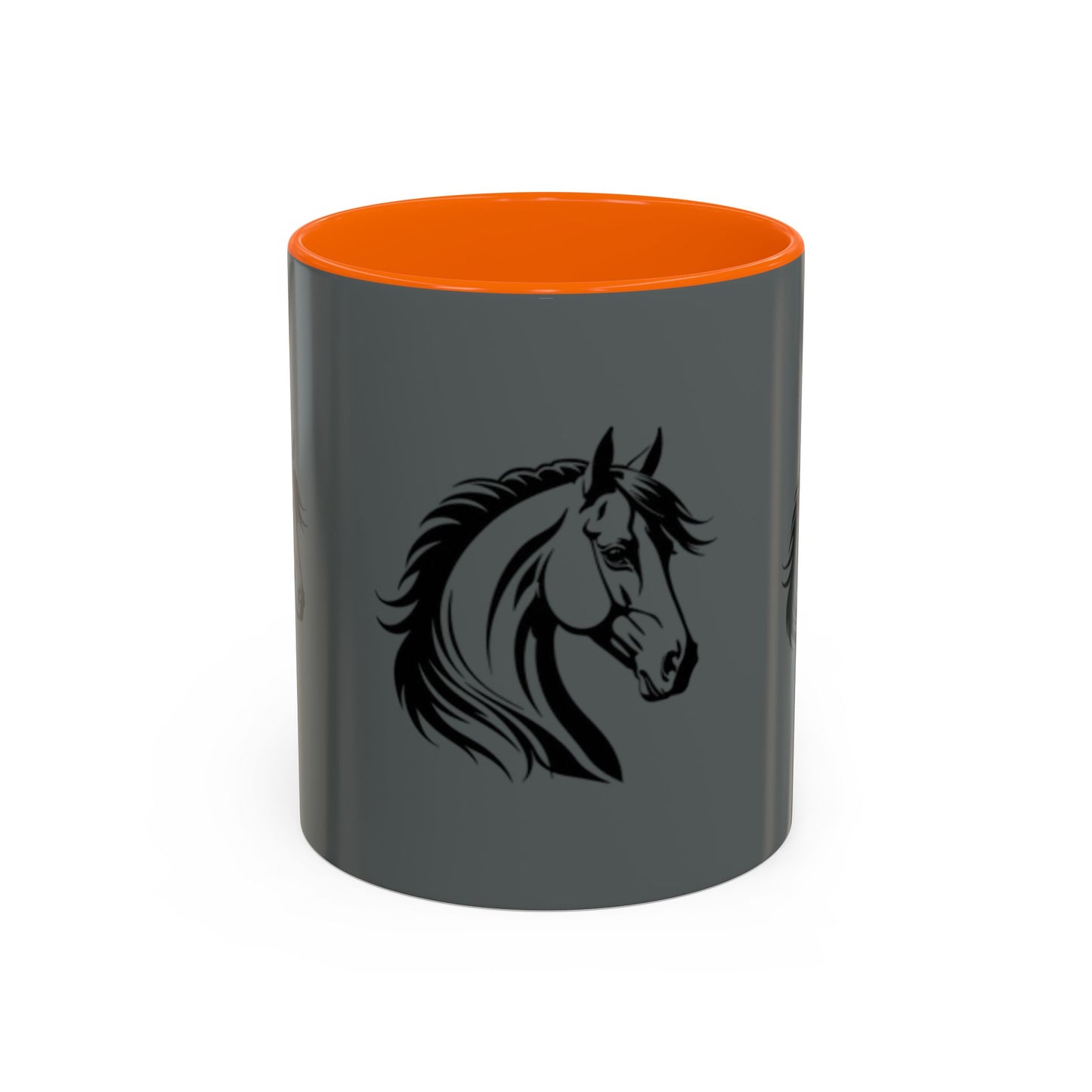 Majestic Horse Accent Coffee Mug - Perfect for Equestrians and Animal Lovers