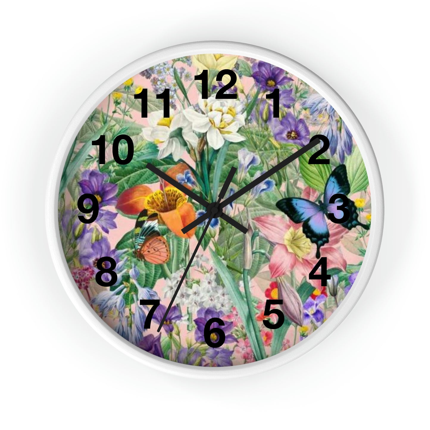 Butterfly Flower Garden Wall Clock Momma Want This Clock!