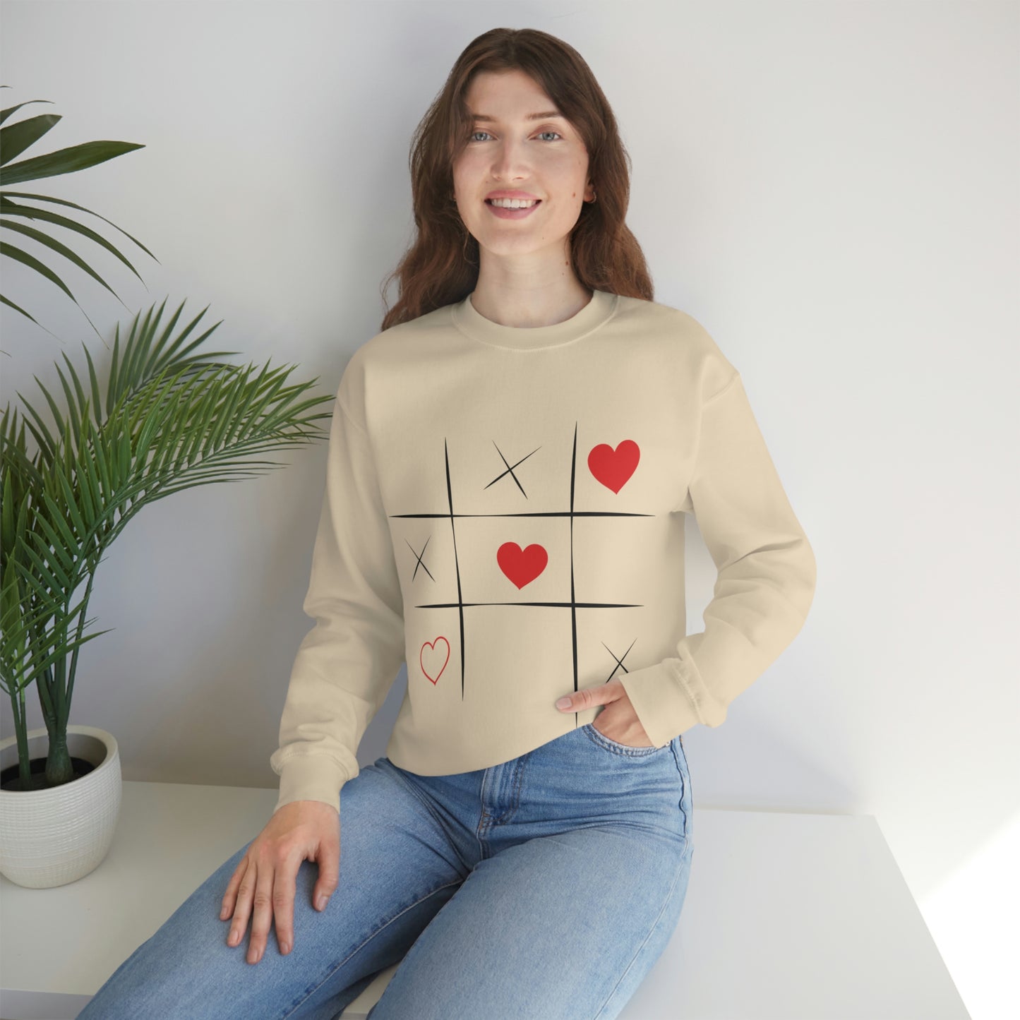 Tic Tac Toe Crewneck Sweatshirt My Daughter Would Love This Sweatshirt!