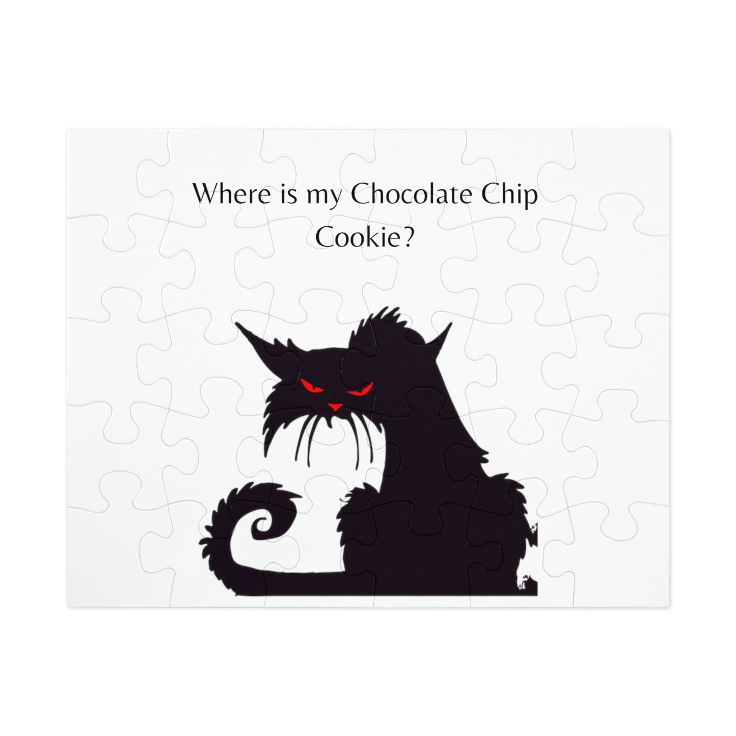 Black Cat Jigsaw Puzzle I Love Games!