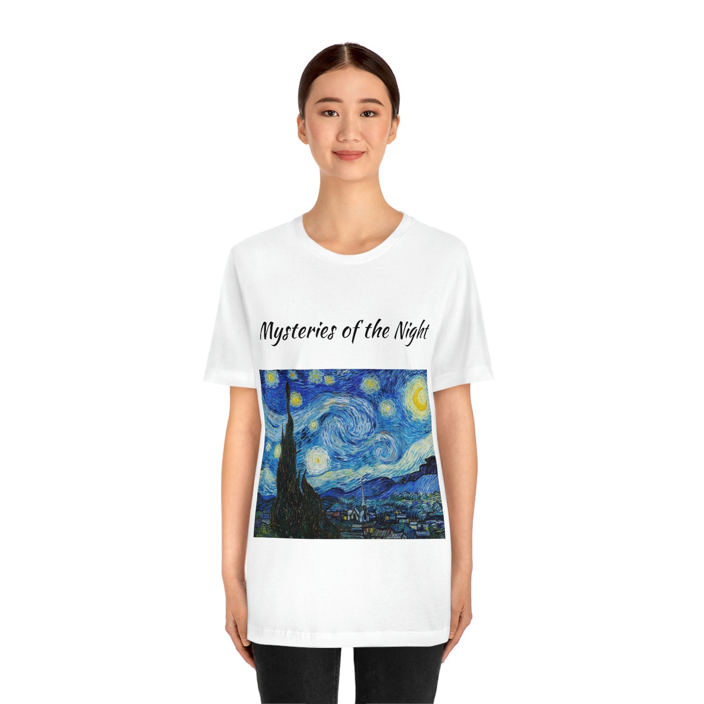 Camiseta unisex Misterios de la noche Viajes Trabajo Vacaciones Relajación