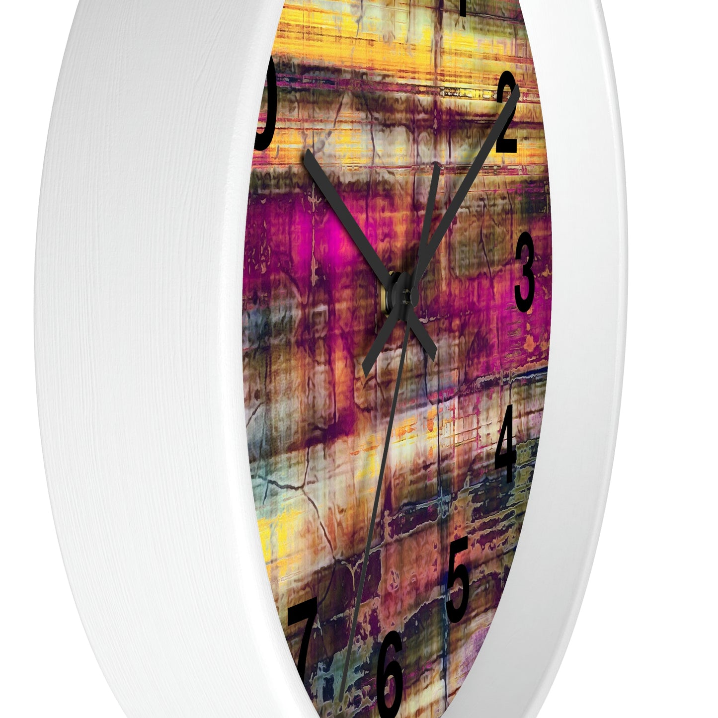 Colorful Abstract Wall Clock Such a Wonderful Clock!