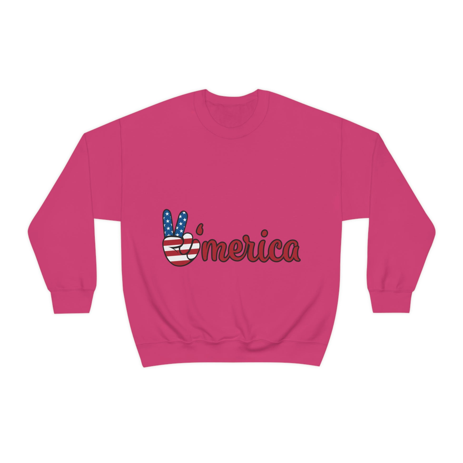 Peace Sign. Crewneck Sweatshirt. Custom Artwork. Unique Whimsical Flare. Vivid Colors. Great for Men, Women and Children. Soft against your skin. Comfortable to wear every day of the week. Looking Fabulous. Such a Wonderful Gift!
