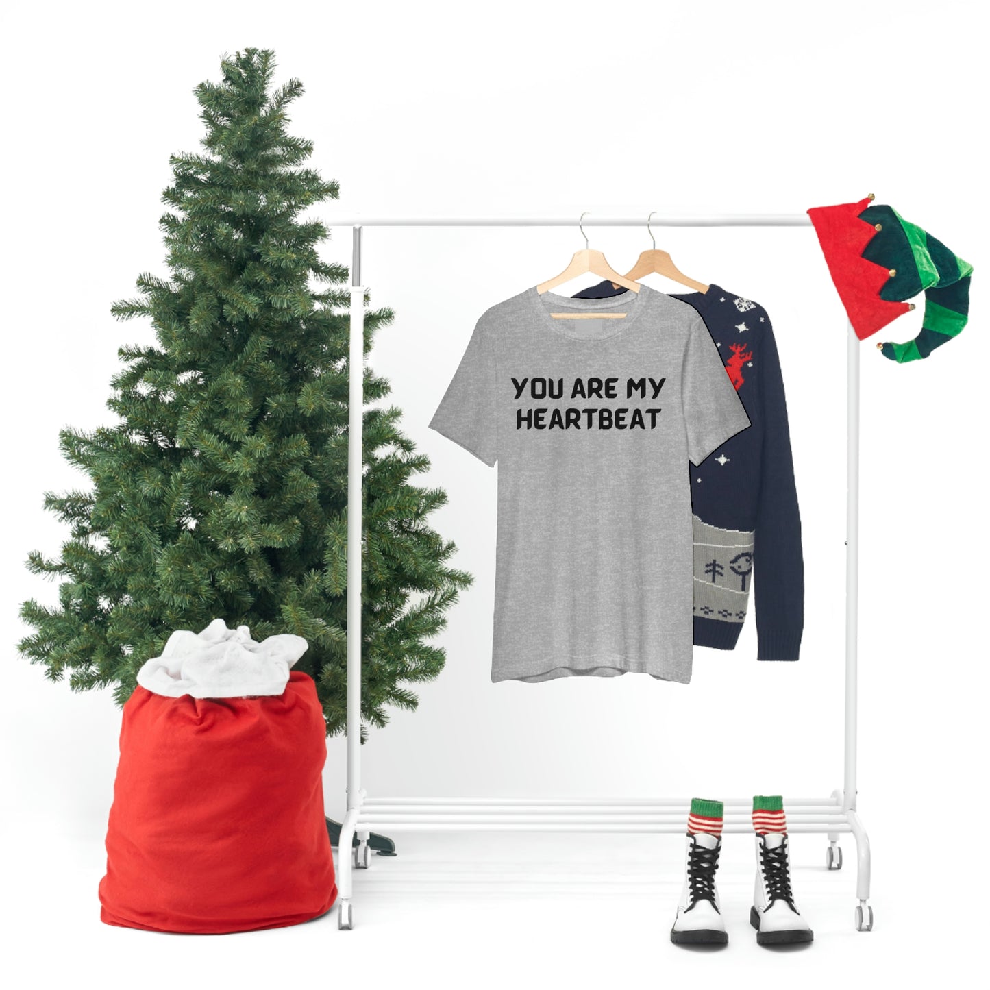 You are my Heartbeat Unisex Jersey Short Sleeve T-shirt Traveling Work School Movies