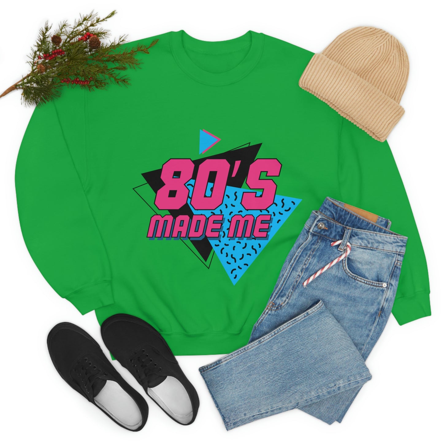 Sudadera con cuello redondo 80's Made Me ¡Mi sudadera favorita!