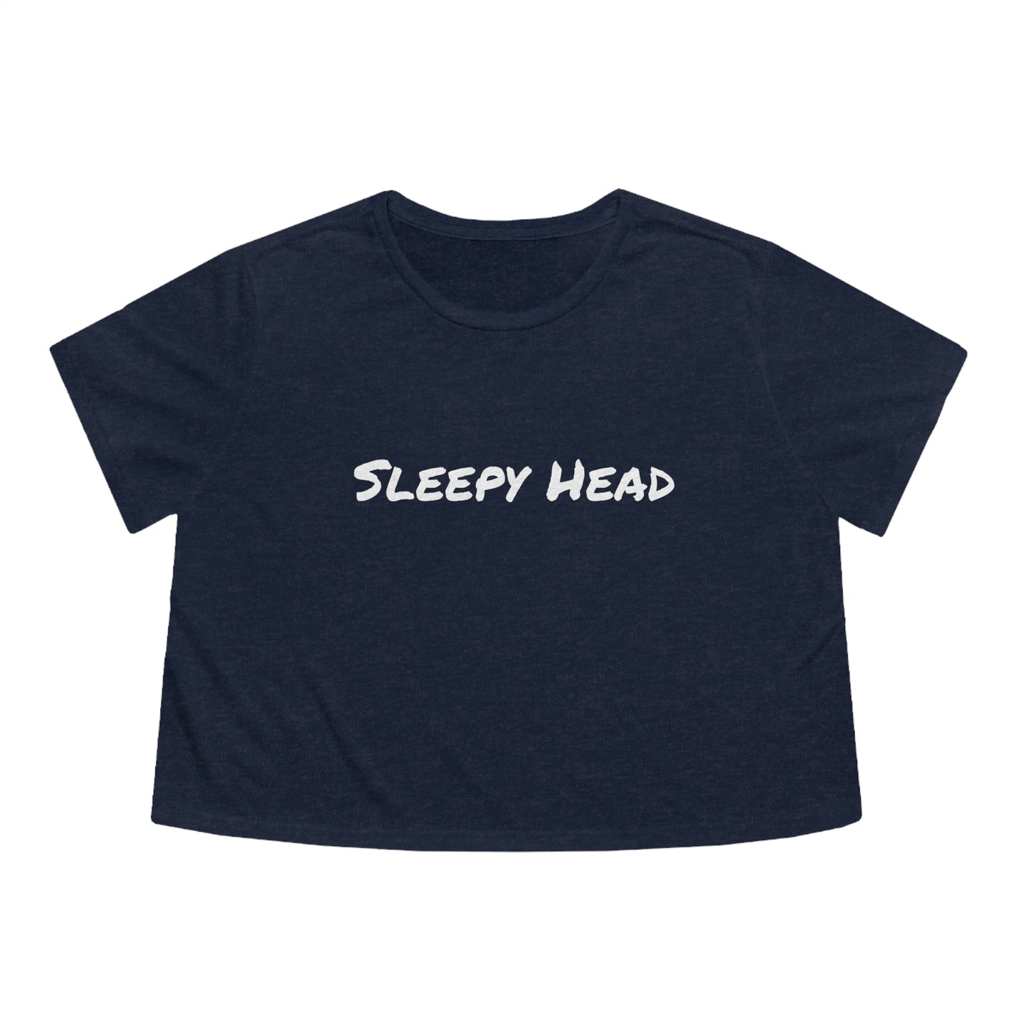Sleepy Head  Maze Black Women's Cropped T-shirt Pajama Casual Traveling Relax