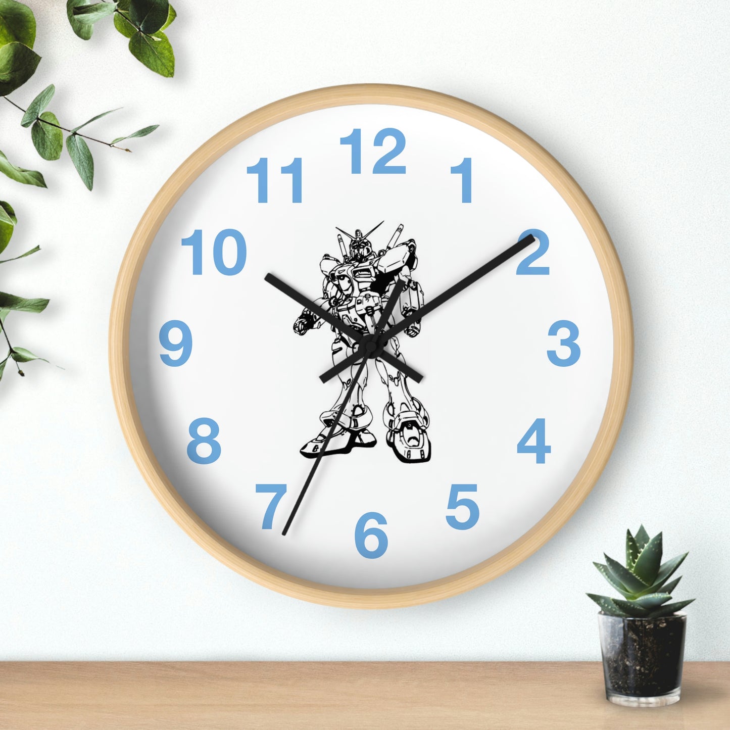 Reloj de pared con diseño de cómic Johny Doomsday ¡A los niños les encantará este reloj!