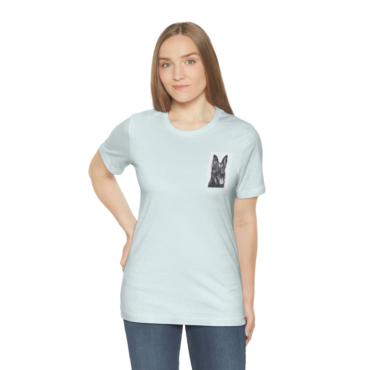 Sleep with Dogs you will get fleas Unisex Jersey Short Sleeve T-shirt GIFT